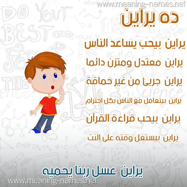 صور أسماء أولاد وصفاتهم